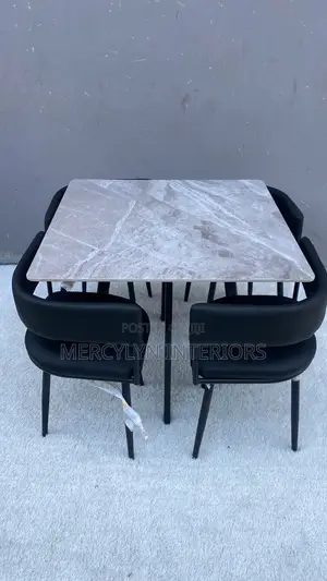 4 Seater Marble Dining Set