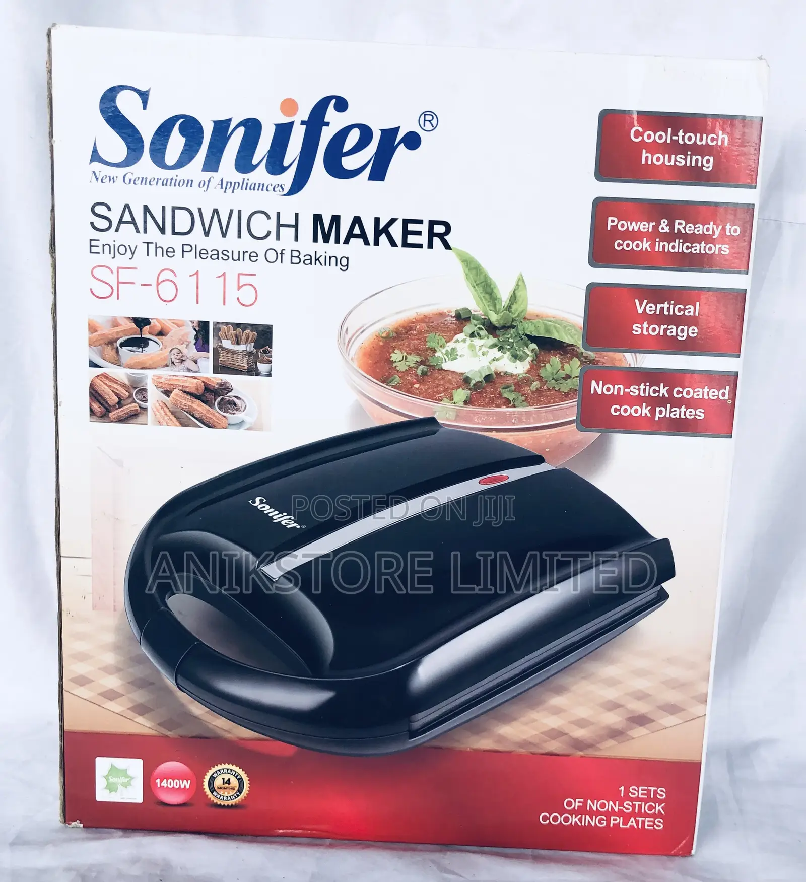 Sonifer Sandwich Maker SF-6115