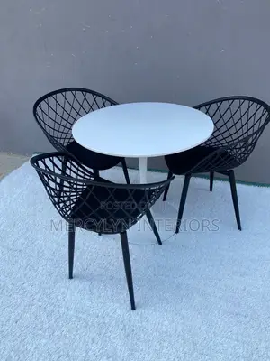 3 Seater Round Dining Set