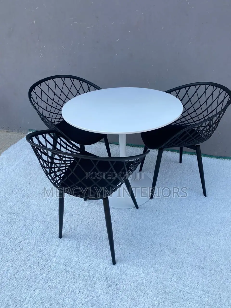 3 Seater Round Dining Set