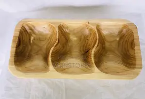 3 Sections Bamboo Bowl (56x24x8)