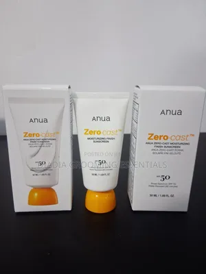 Anua Zero-Cast Moisturizing Finish Sunscree