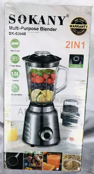Sokany 2in1 Multi-Purpose Blender (SK-03048)
