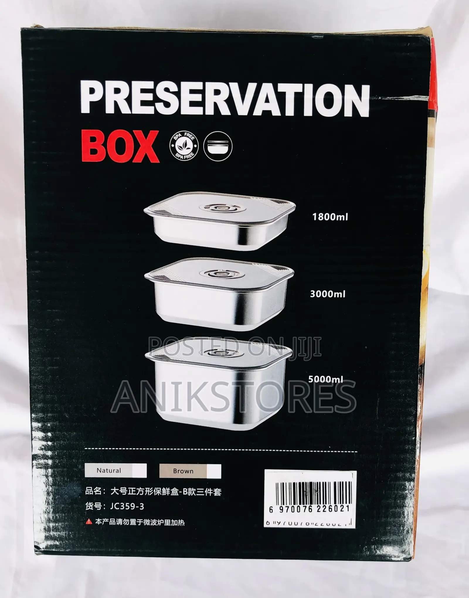 Preservation Box (Square)(1800, 3000, 3000ml)