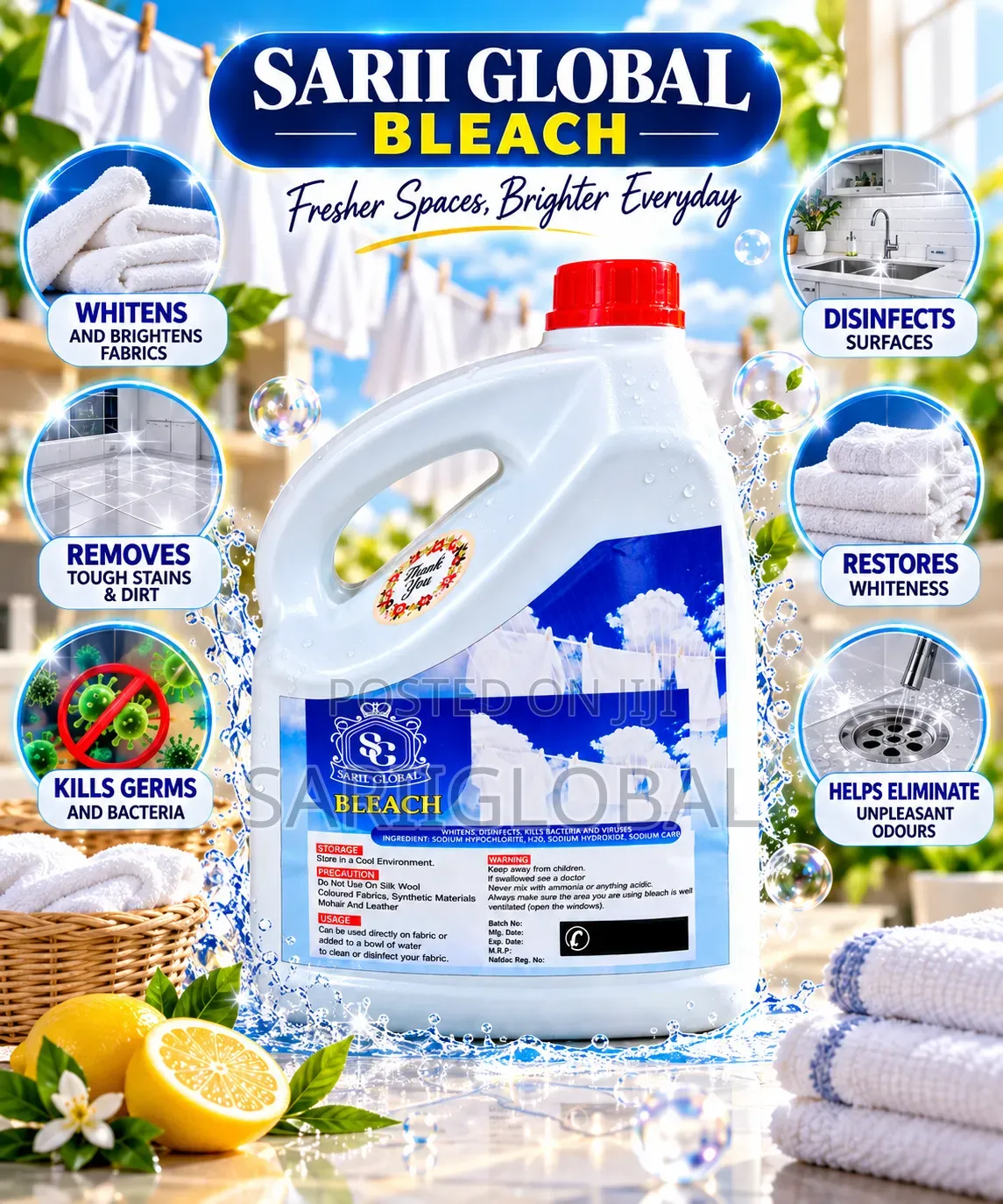 Disinfectant Bleach