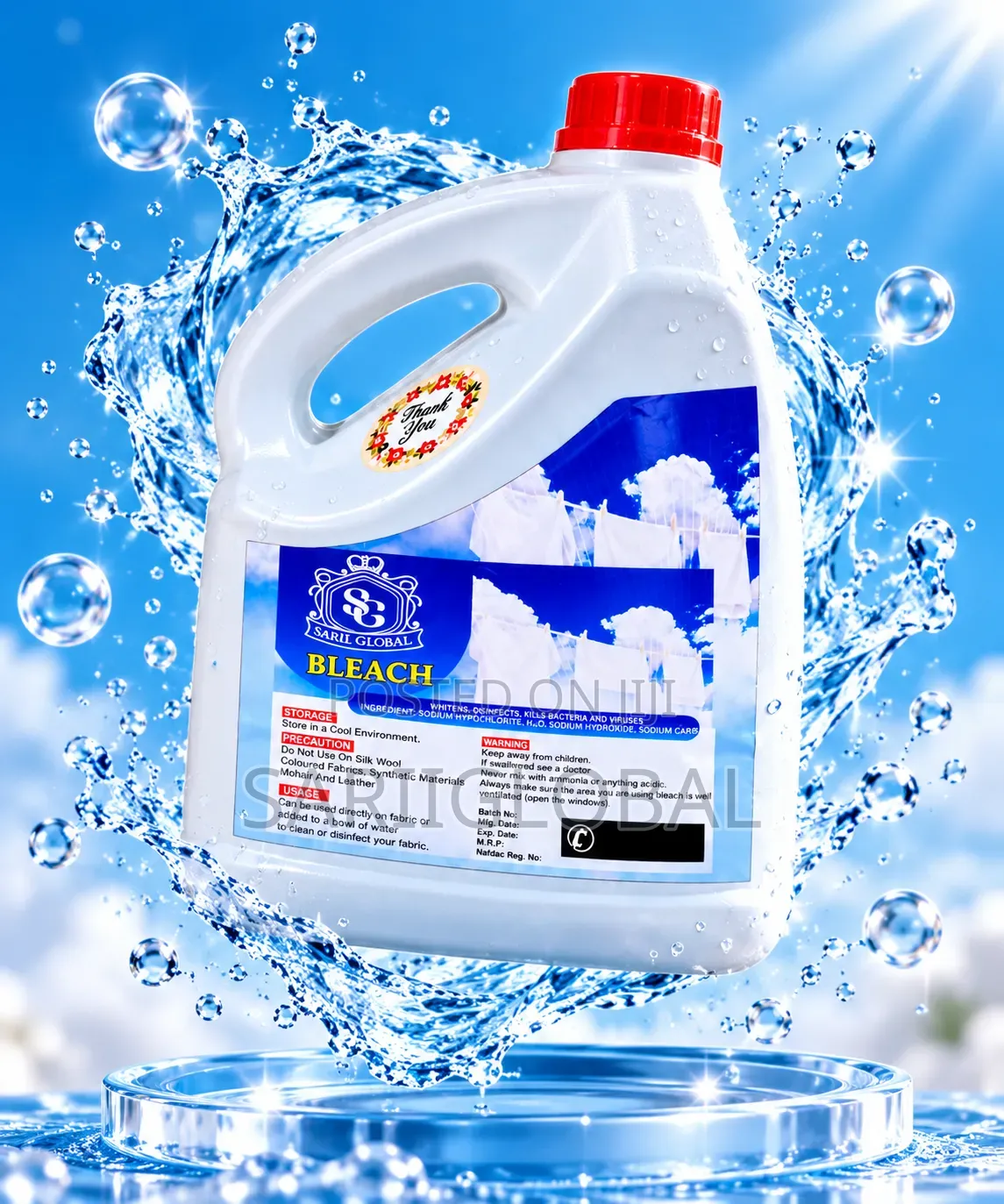 Disinfectant Bleach