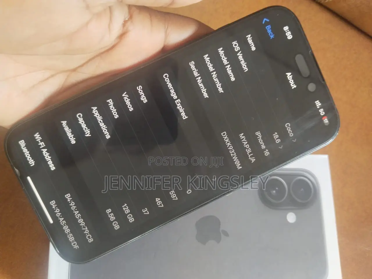 Apple iPhone 16 128 GB Black