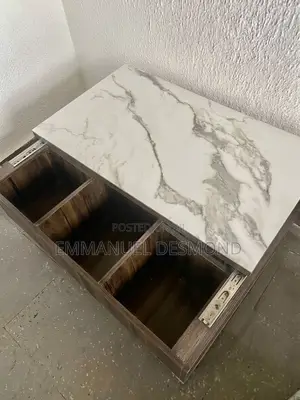 Center Table With Top Cupboard
