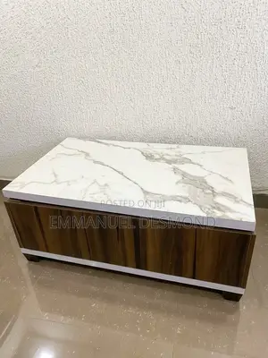 Center Table With Top Cupboard