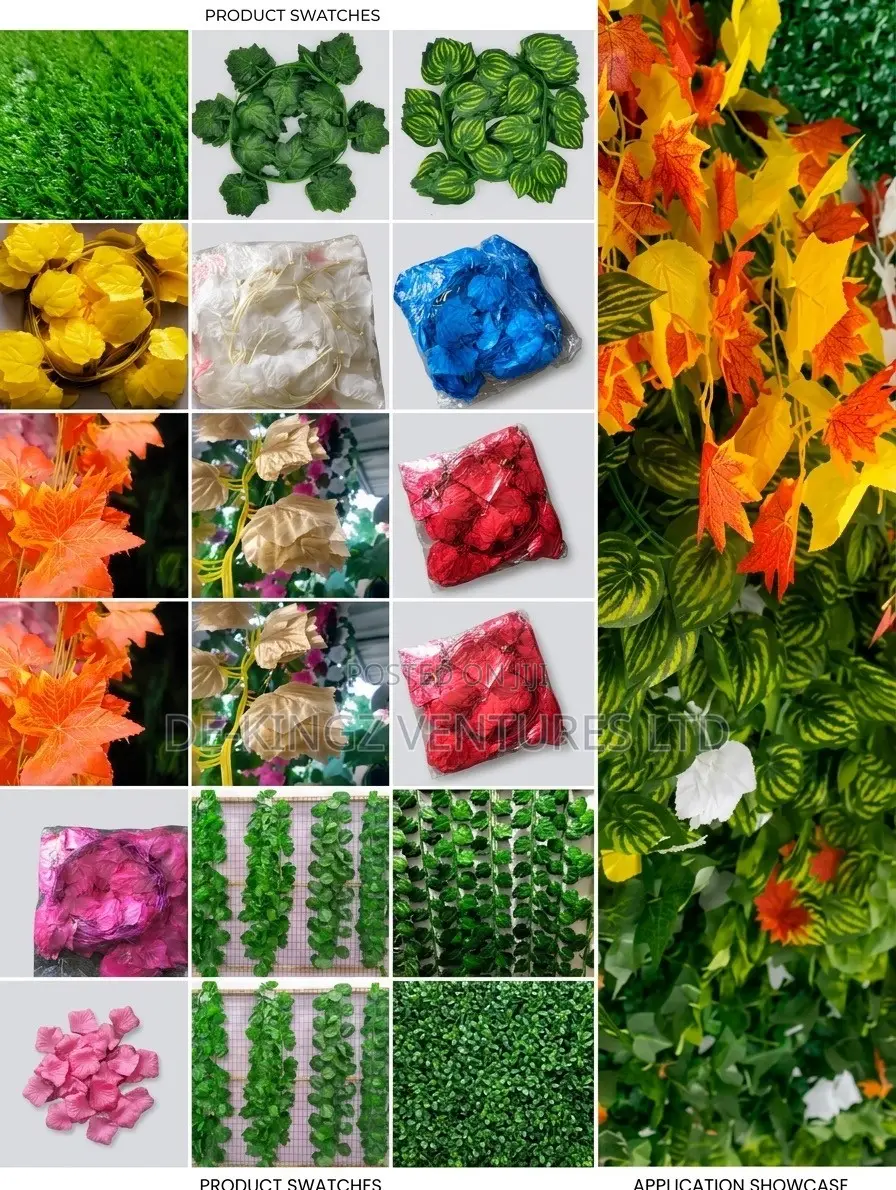 Dropping Flower Garlands Creeping Flowers