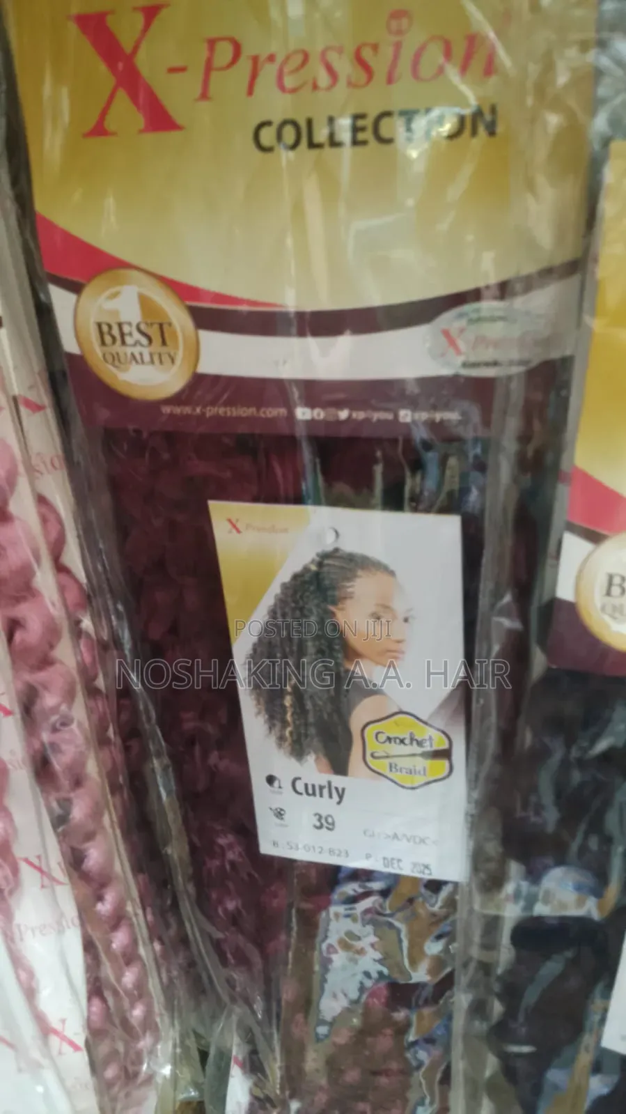 Xpression and Lush Curly Short