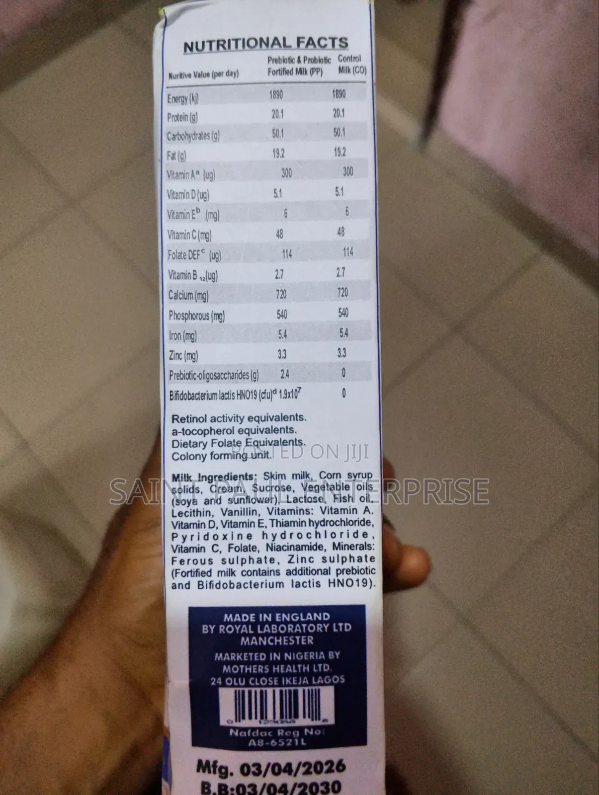 Phyton Probiotic Powdered Milk