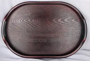 Red Copper Oval Tray (A1816) (44x29cm)