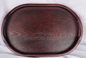 Red Copper Oval Tray (A1815) (37x24cm)