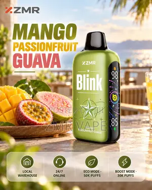 MR BLINK Mango Passionfruit Guava Disposable Vape – 50,000 Puffs