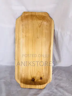 Rectangular Bamboo Bowl With Handle (35x18x4)