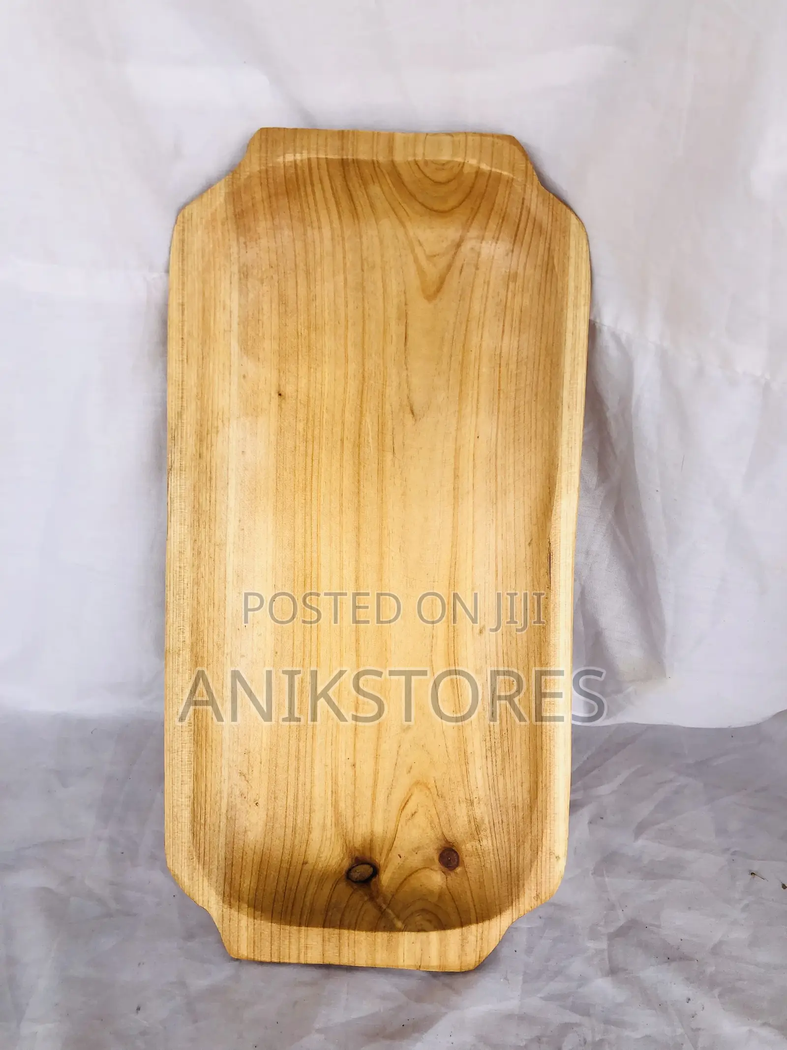 Rectangular Bamboo Bowl With Handle (35x18x4)