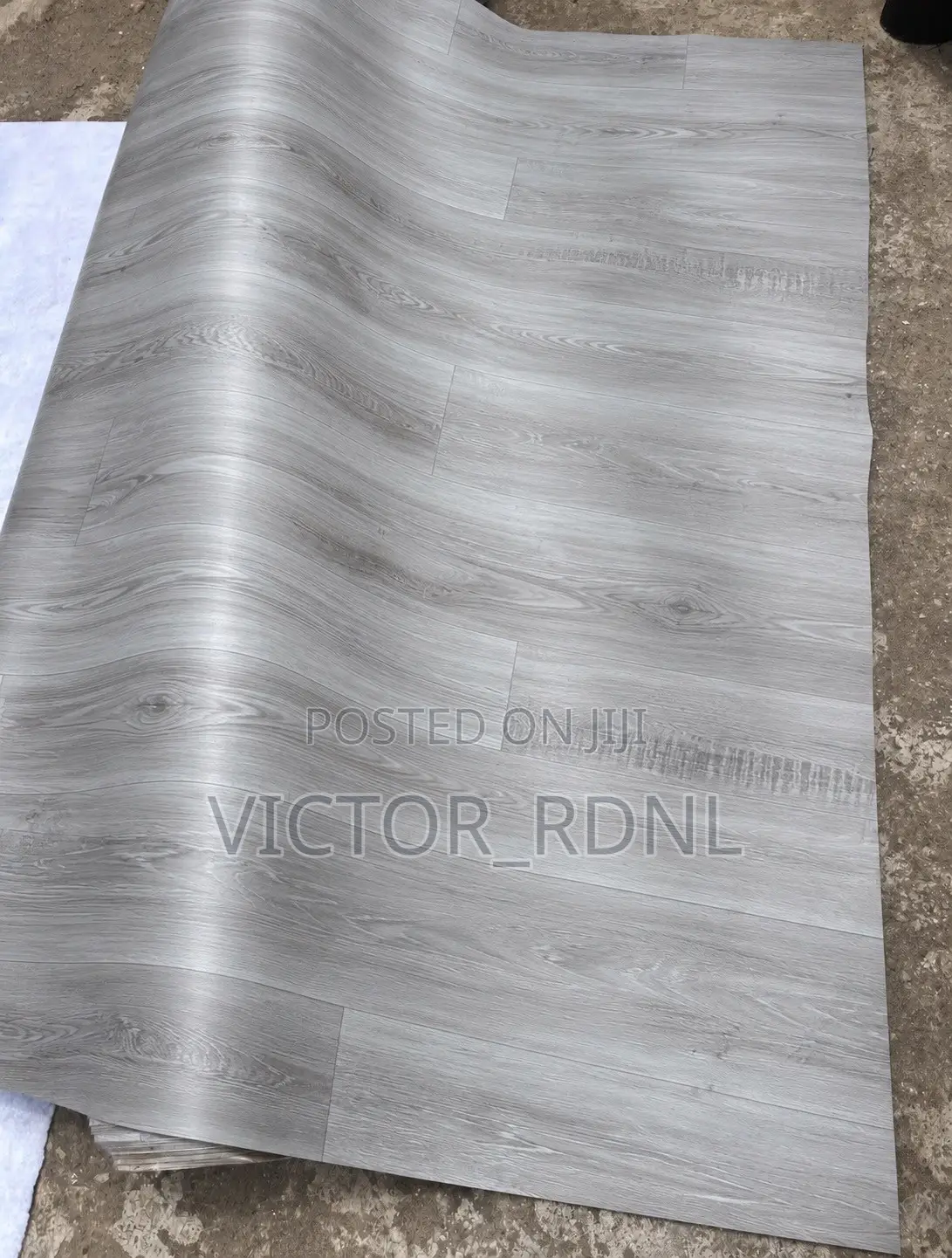 Ash Grey Vinyl Thick Carpet