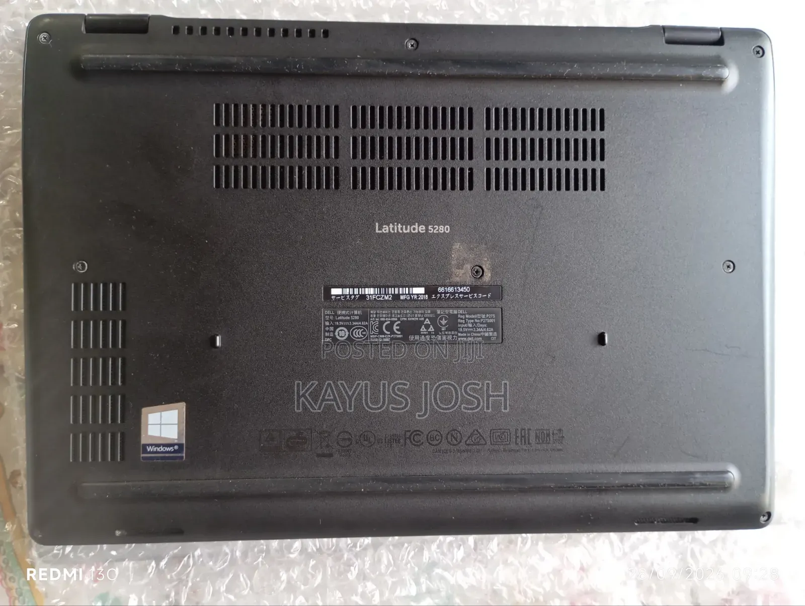 Laptop Dell Latitude 5280 8GB Intel Core i5 SSD 256GB
