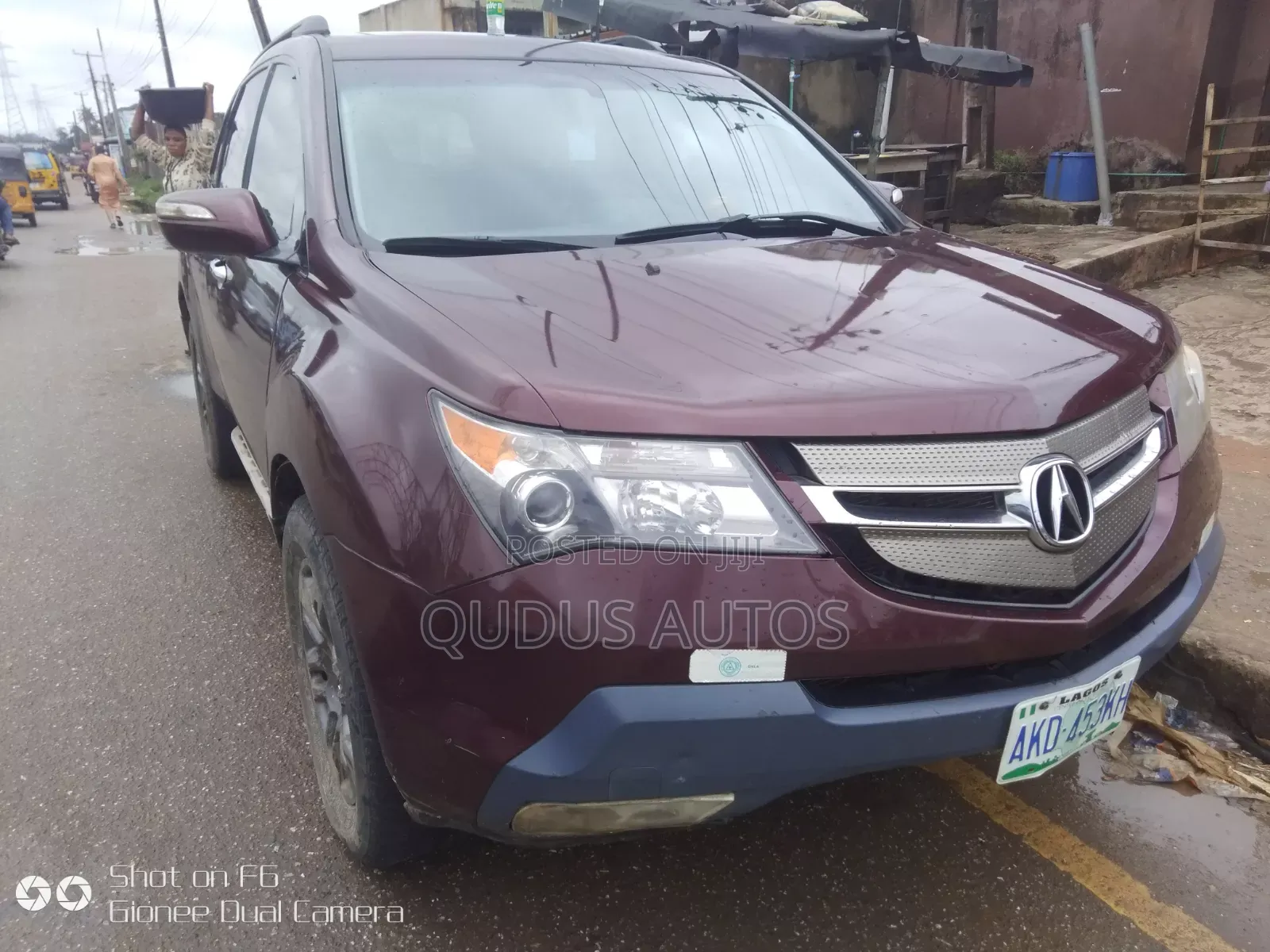 Acura MDX 2007 Red