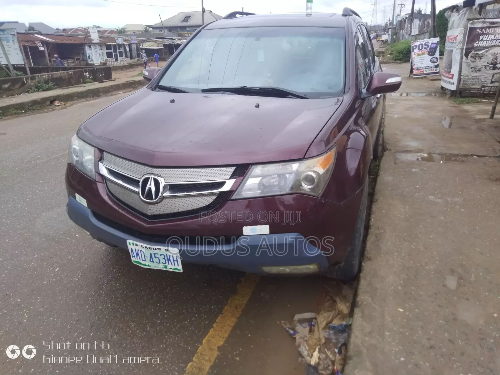 Acura MDX 2007 Red