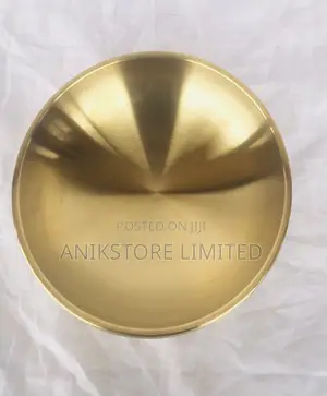 Stainless Insulated Gold Bowl 17cm