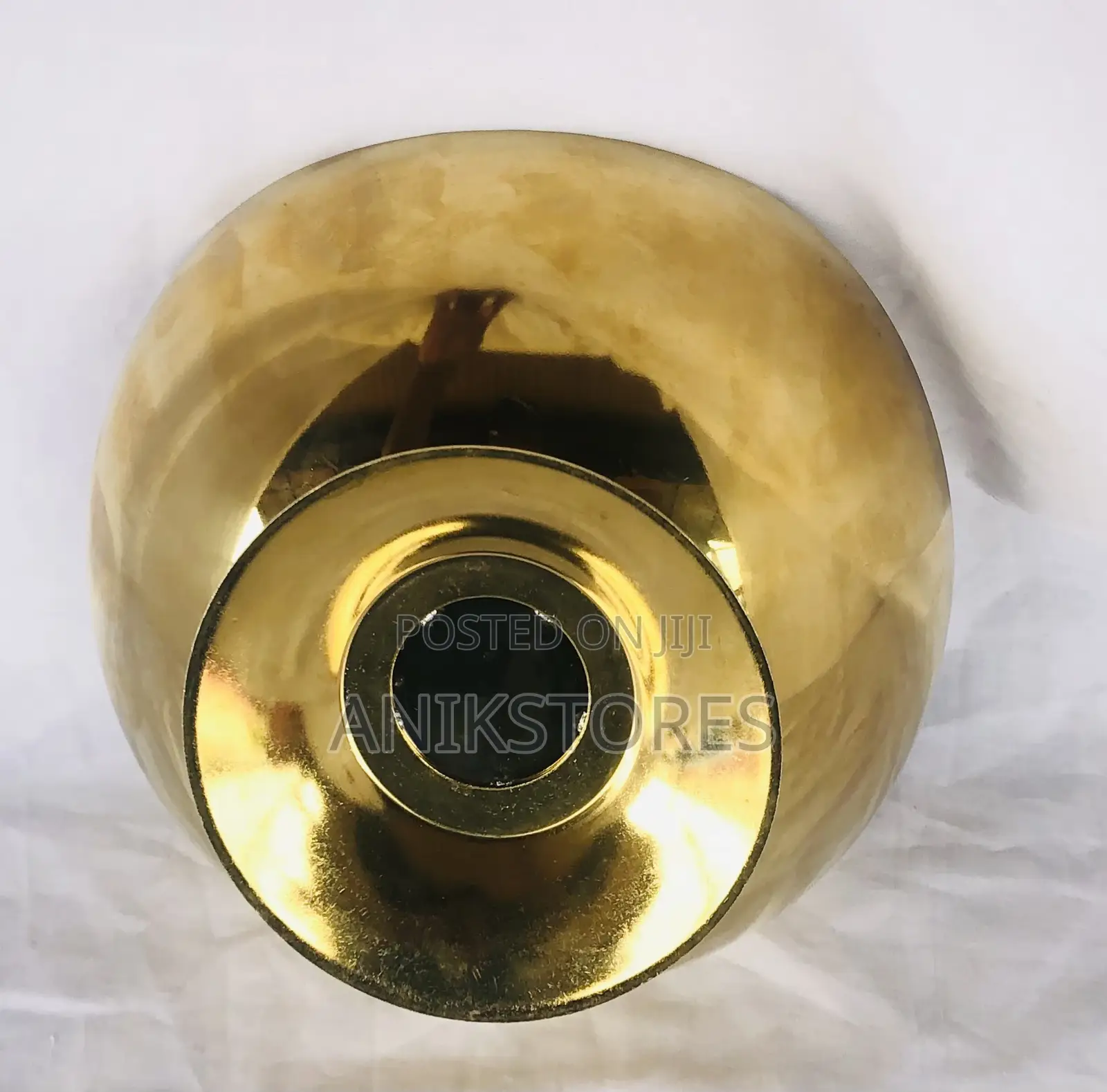 Hexagonal Golden Bowl 18cm