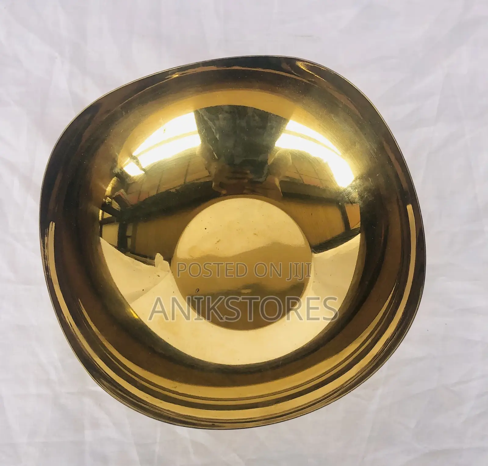 Hexagonal Golden Bowl 18cm