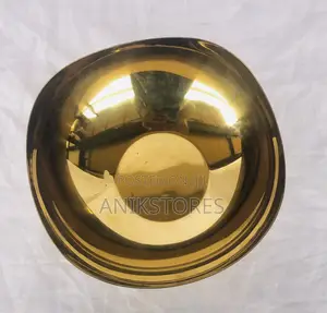 Hexagonal Golden Bowl 18cm