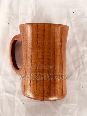Wooden Cup With Handle