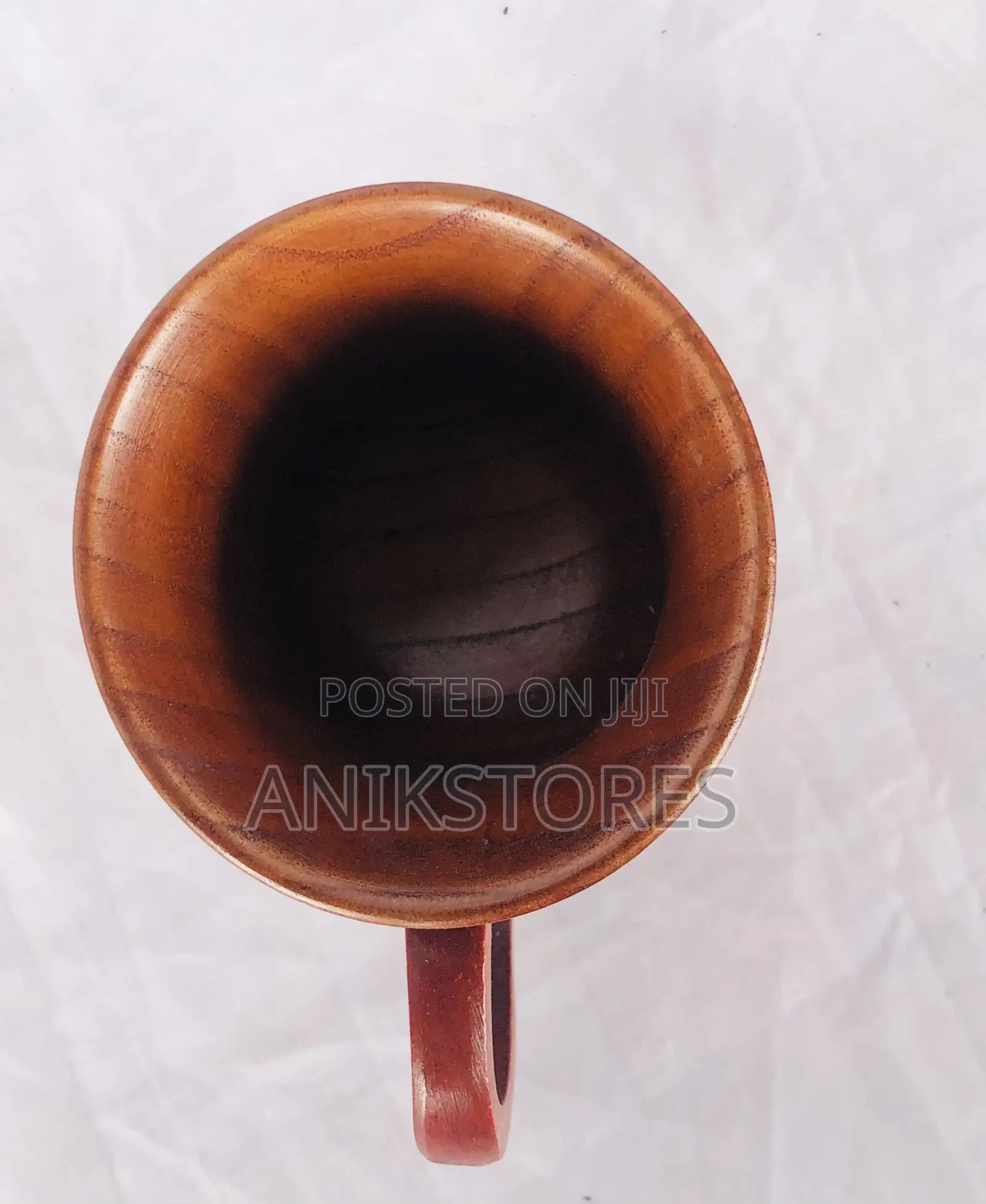 Wooden Cup With Handle