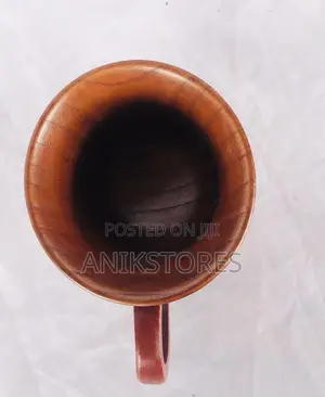 Wooden Cup With Handle