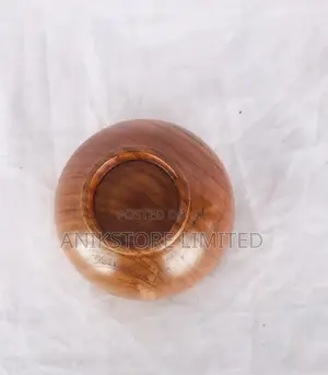 10cm Brown Wooden Bowl