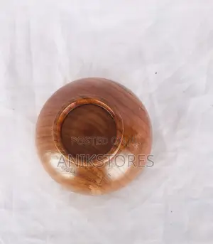 10cm Brown Wooden Bowl