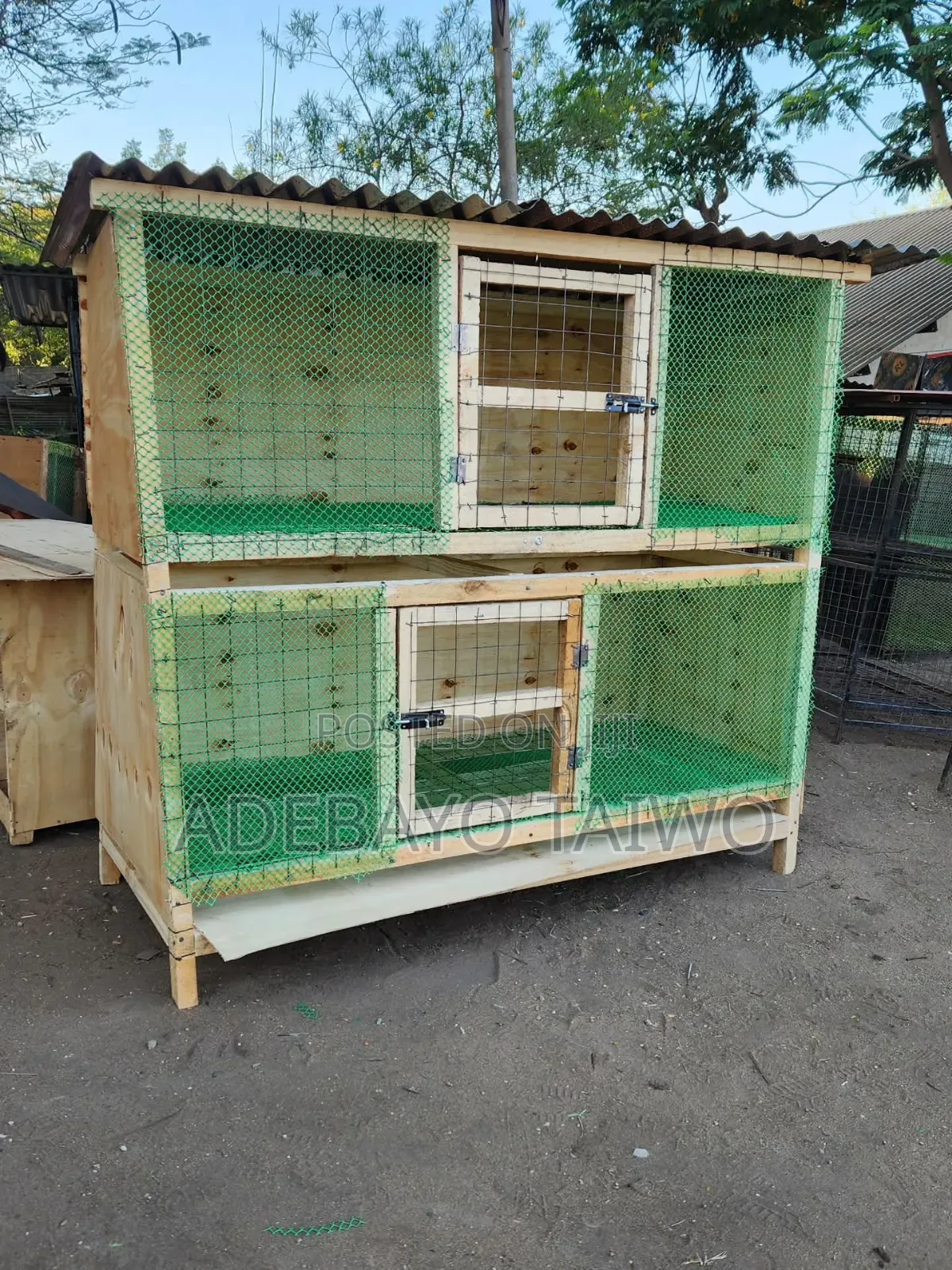 Wooden Chicken Cage Design for Home