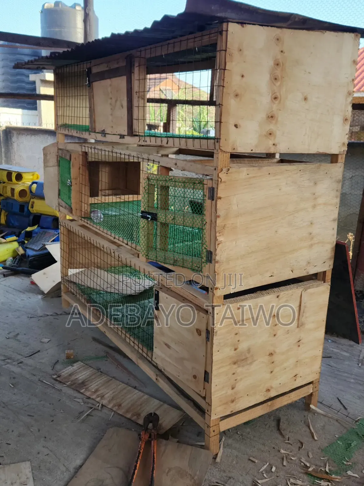 Wooden Chicken Cage Design for Home