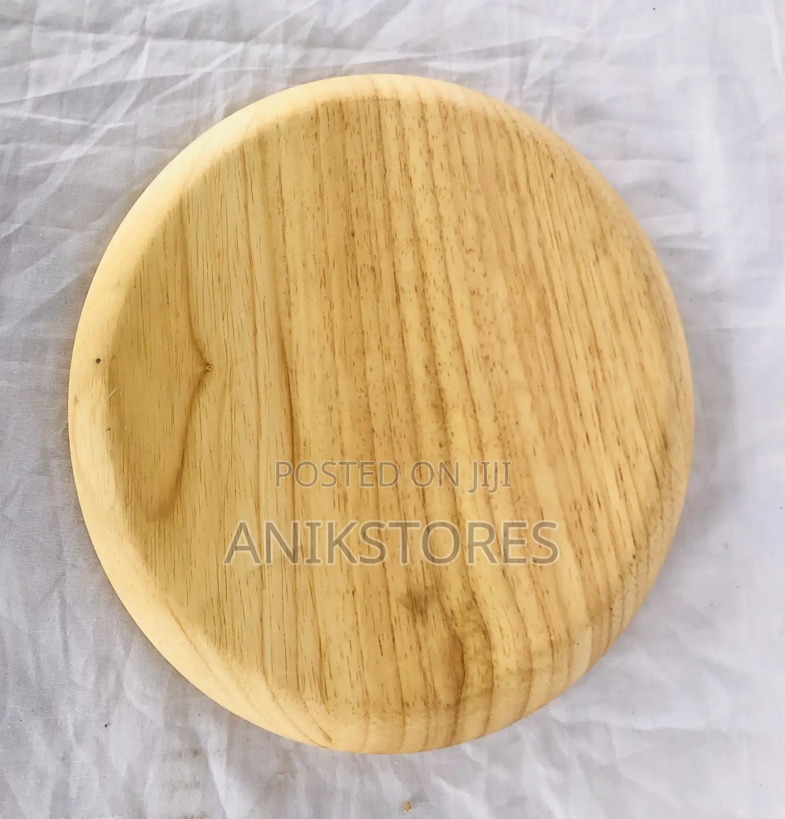 24cm Round Wooden Plate