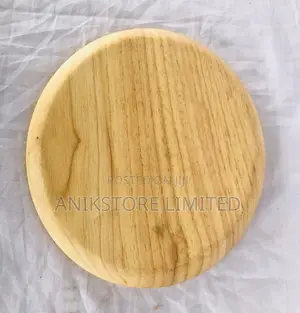 24cm Round Wooden Plate