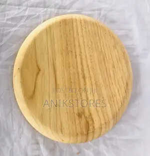 24cm Round Wooden Plate