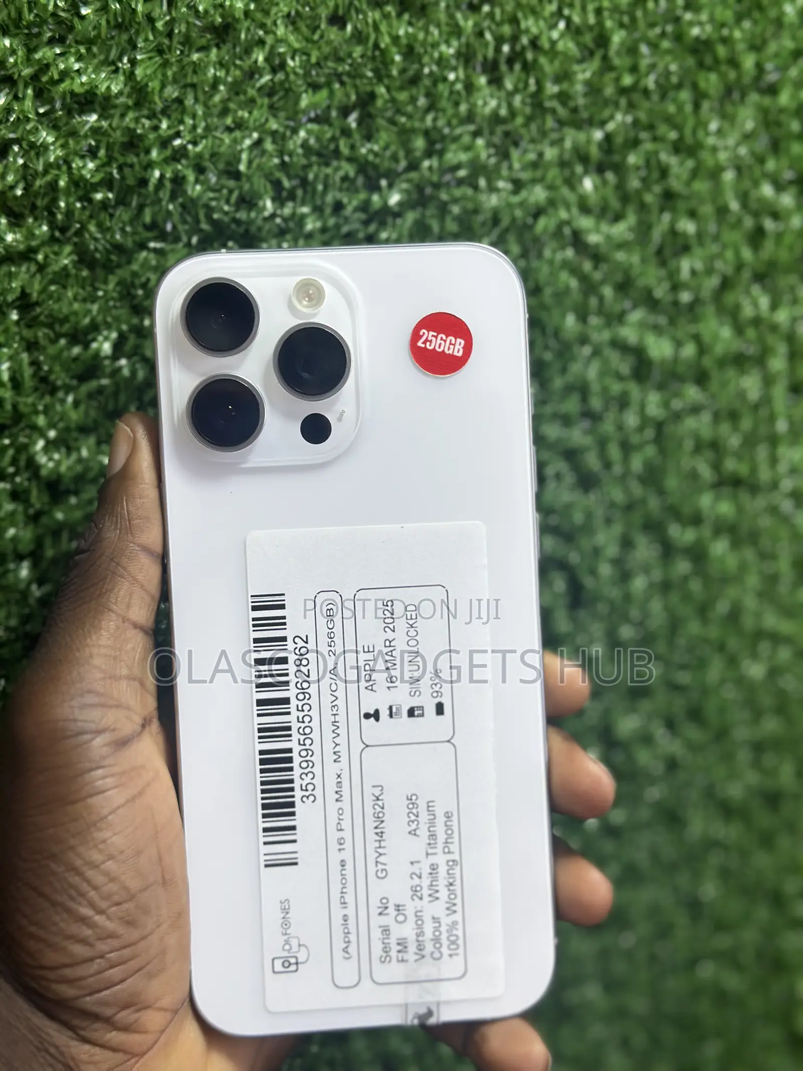 Apple iPhone 16 Pro Max 256 GB White