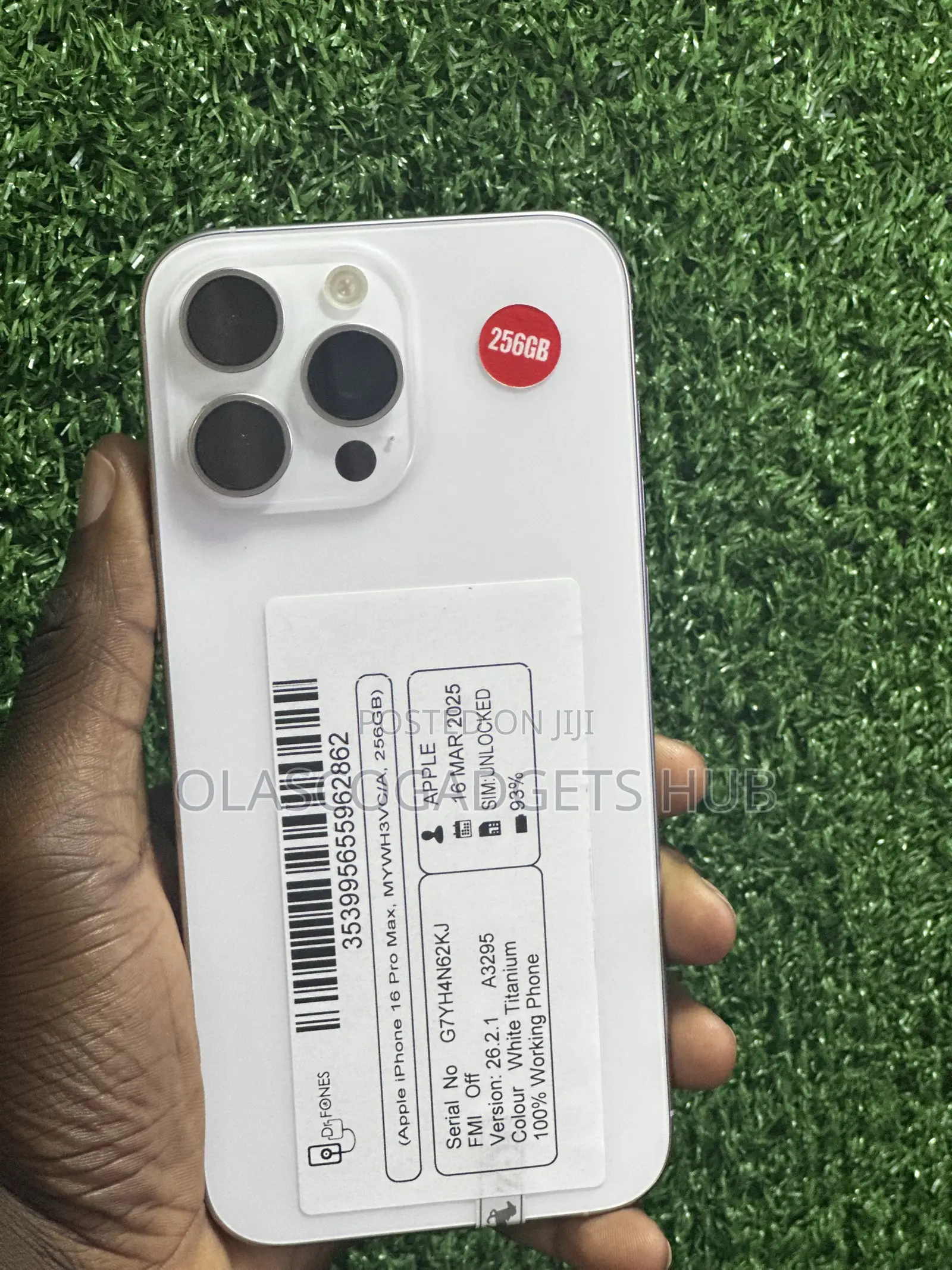 Apple iPhone 16 Pro Max 256 GB White