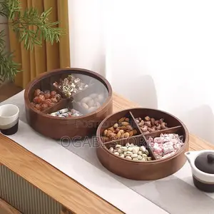 Bamboo Snack Serving Tray