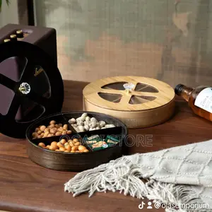 Bamboo Snack Serving Tray