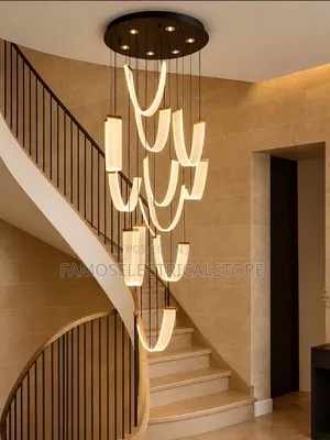 Luxury U-Shaped LED Chandelier