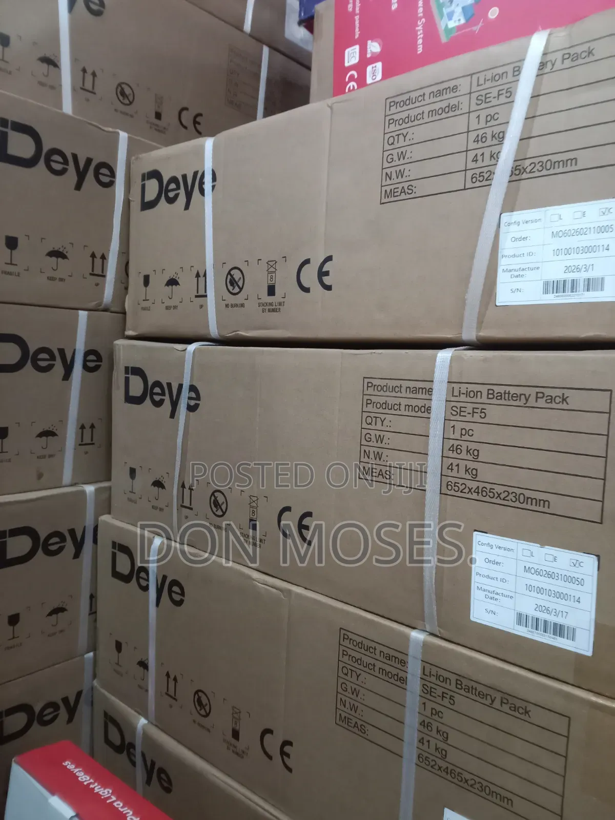 5kwh 48v Deye Solar Ion Lithium Batteries
