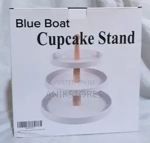 3 Tiers Blue Boat Cupcake Stand