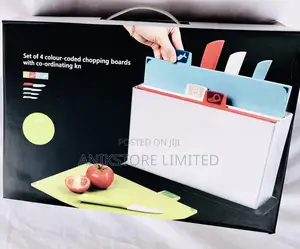 4pcs Chopping Board With Knives