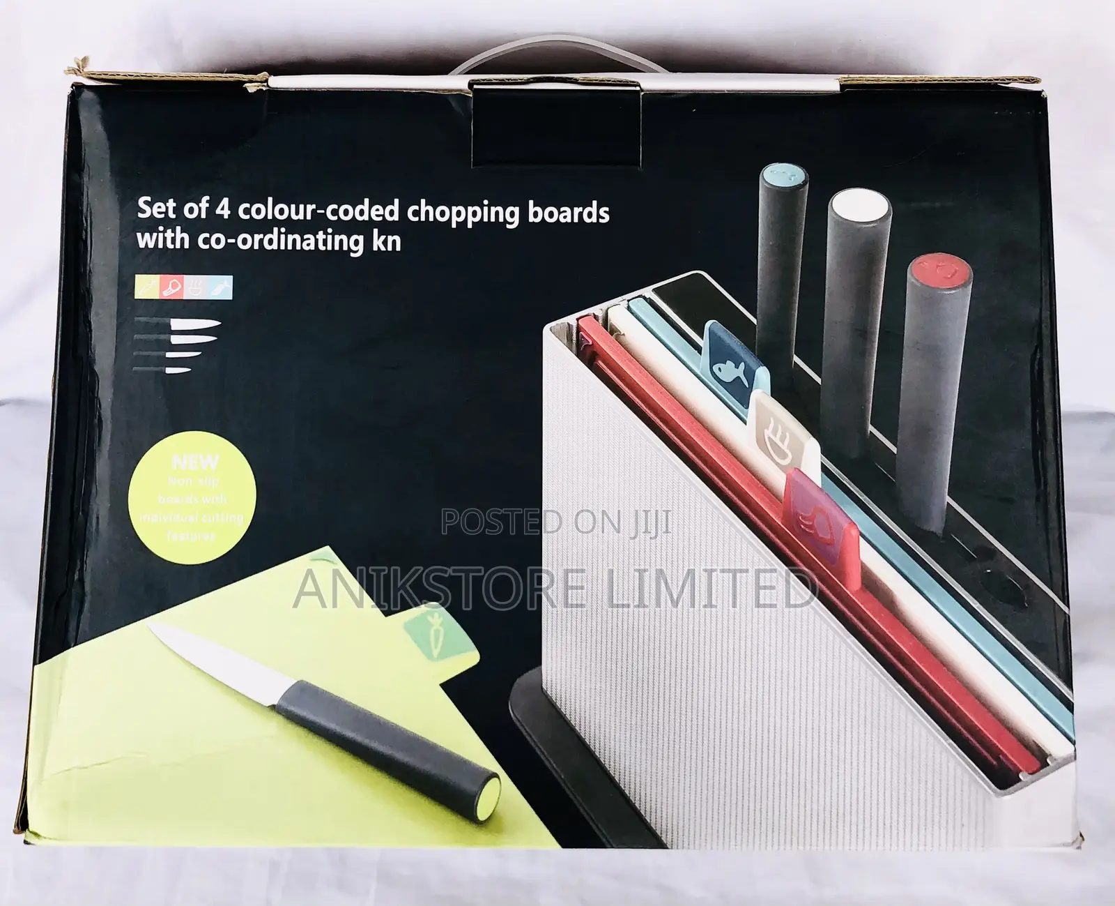 4pcs Chopping Board With Knives
