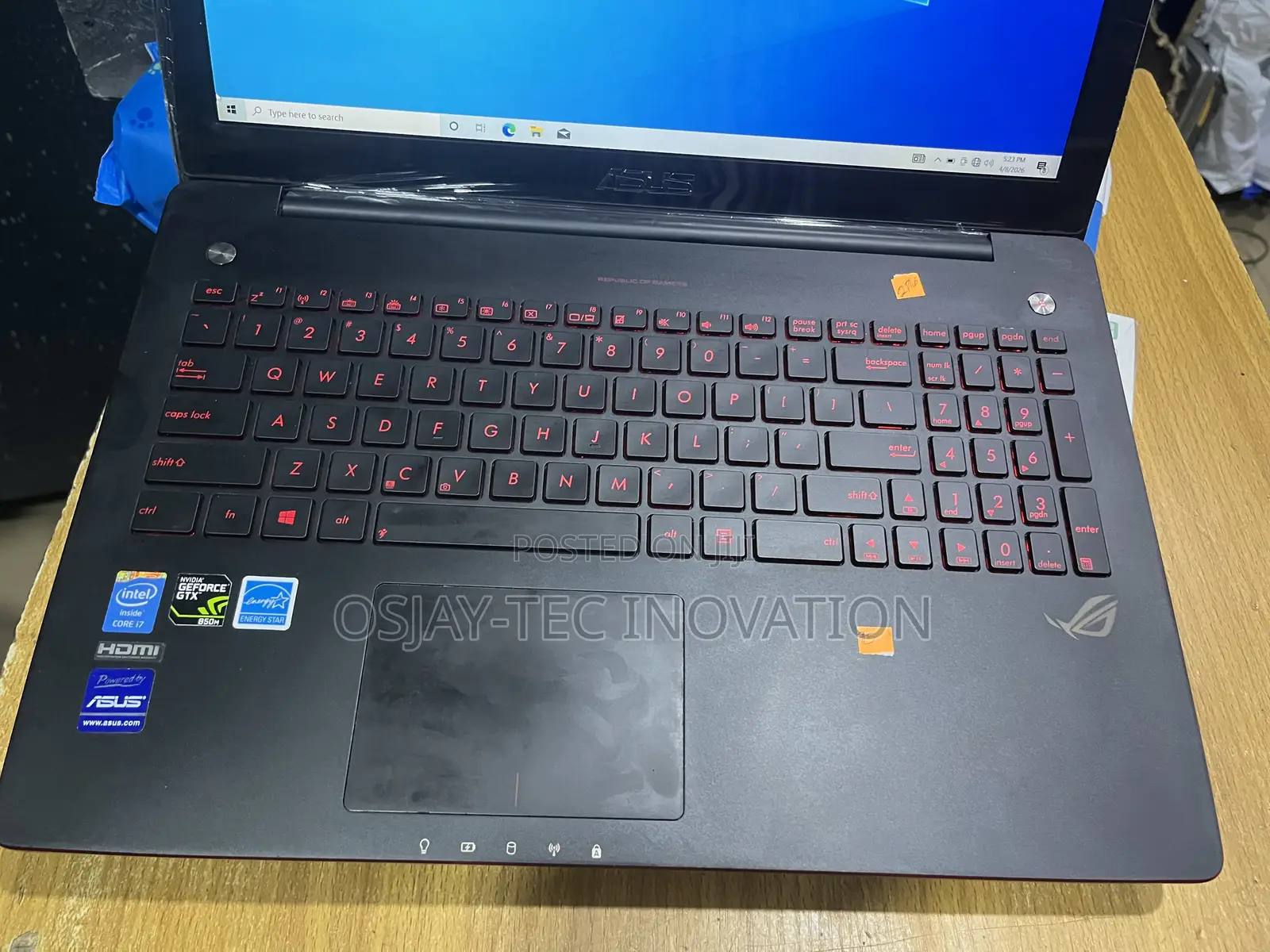 Laptop Asus G550JK 16GB Intel Core i7 HDD 1T