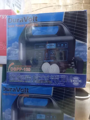 150watts Duravolt Mini Solar Generator With Panel